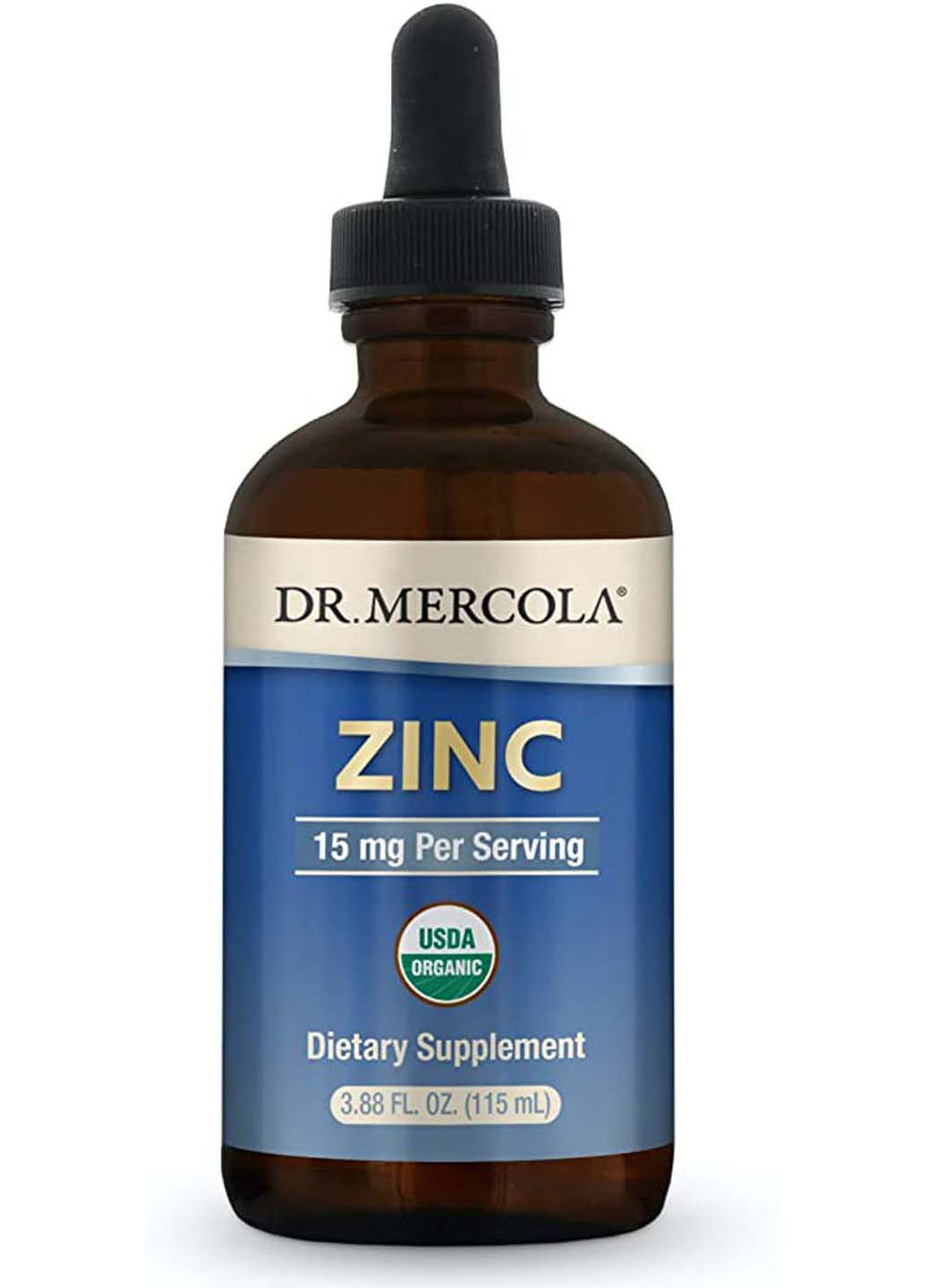 Цинк Zinc 15 мг 115 мл Dr. Mercola (256930962)