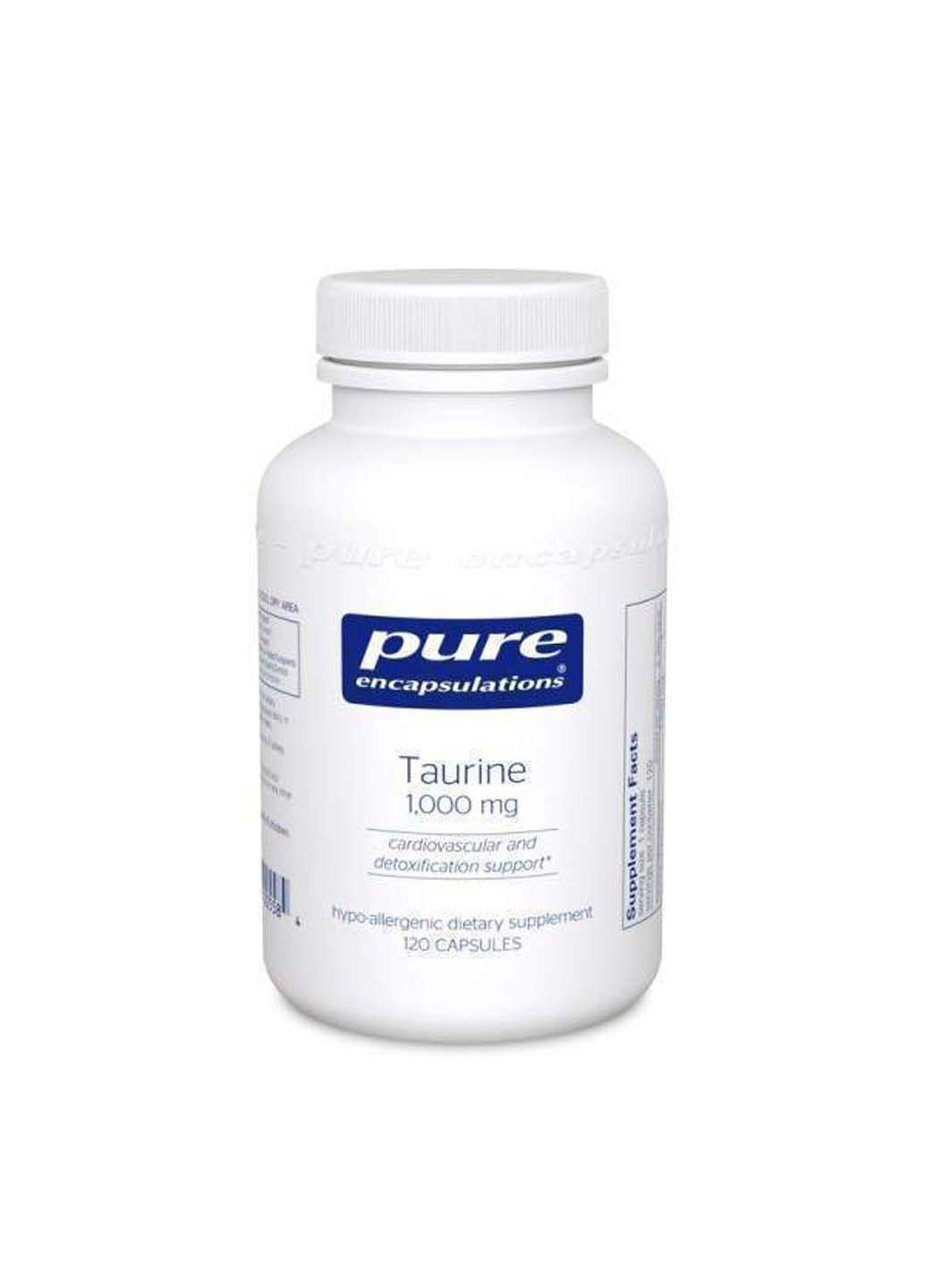Таурин 60 капсул Pure Encapsulations (256932036)