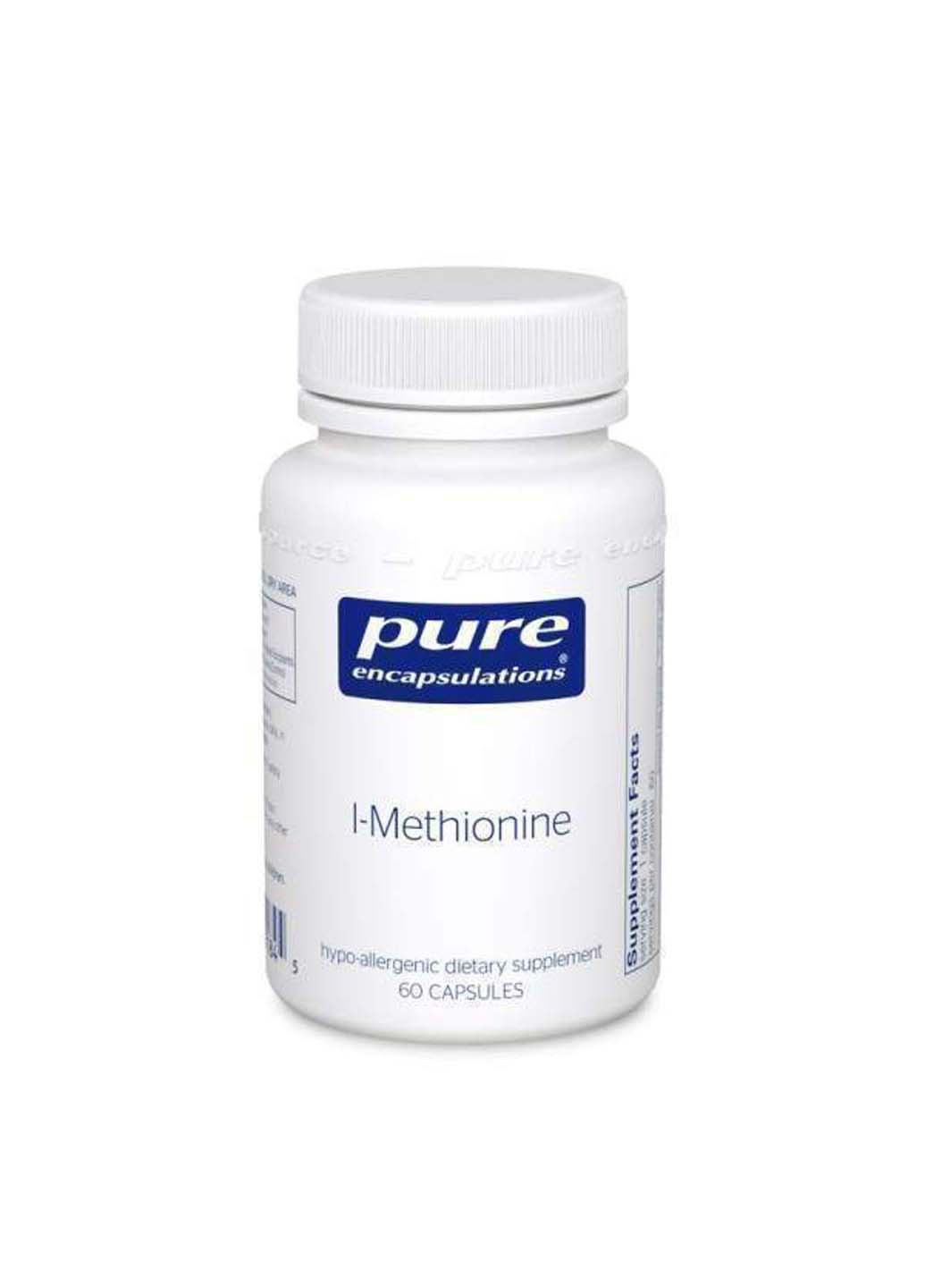 L-метионин 60 капсул Pure Encapsulations (256931122)
