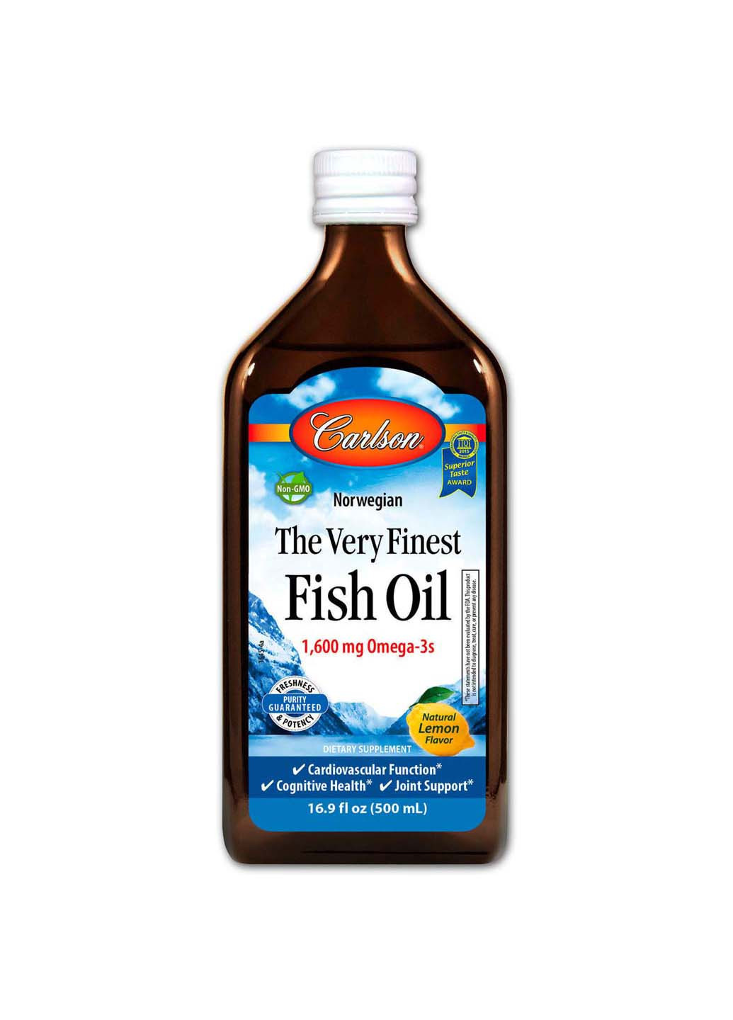 Риб'ячий жир Fish Oil Лимон 500 мл Carlson Labs (256930891)