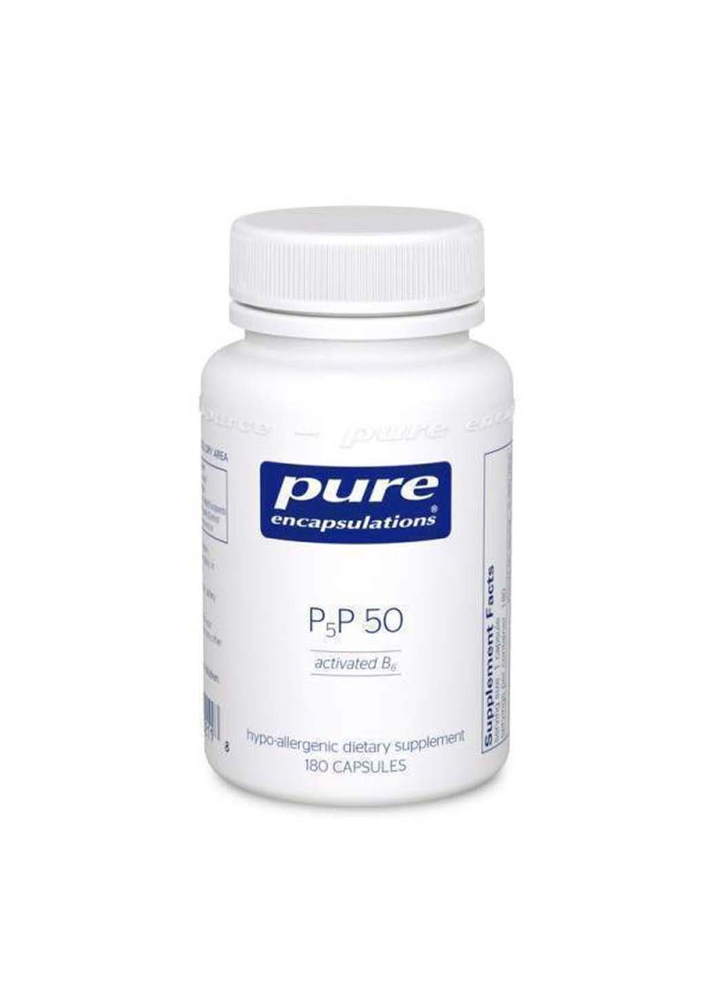 Витамин B6 180 капсул Pure Encapsulations (256931104)