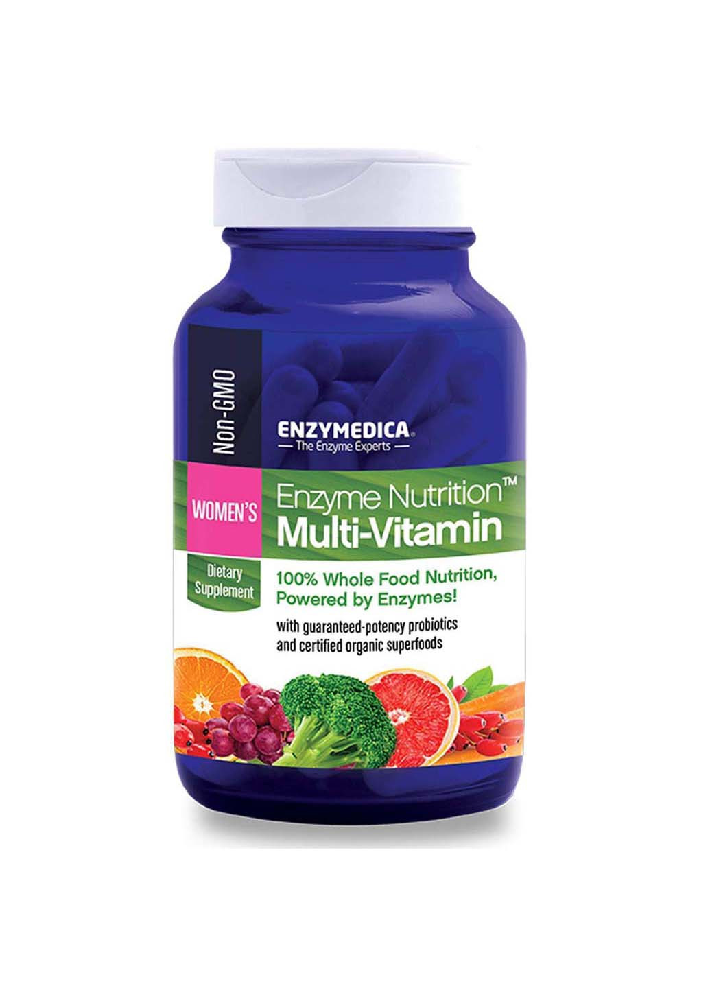 Ферменти та мультивітаміни для жінок Enzyme Nutrition Multi-Vitamin 120 капсул Enzymedica (256931935)