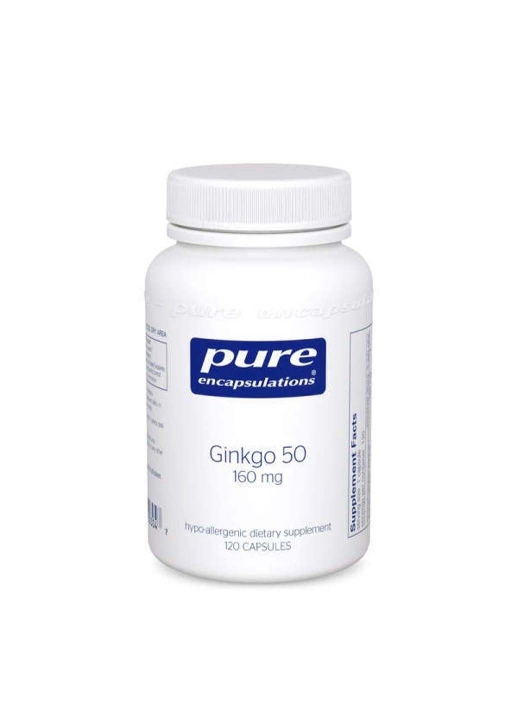 Гінкго Білоба 160 мг 120 капсул Pure Encapsulations (256931091)
