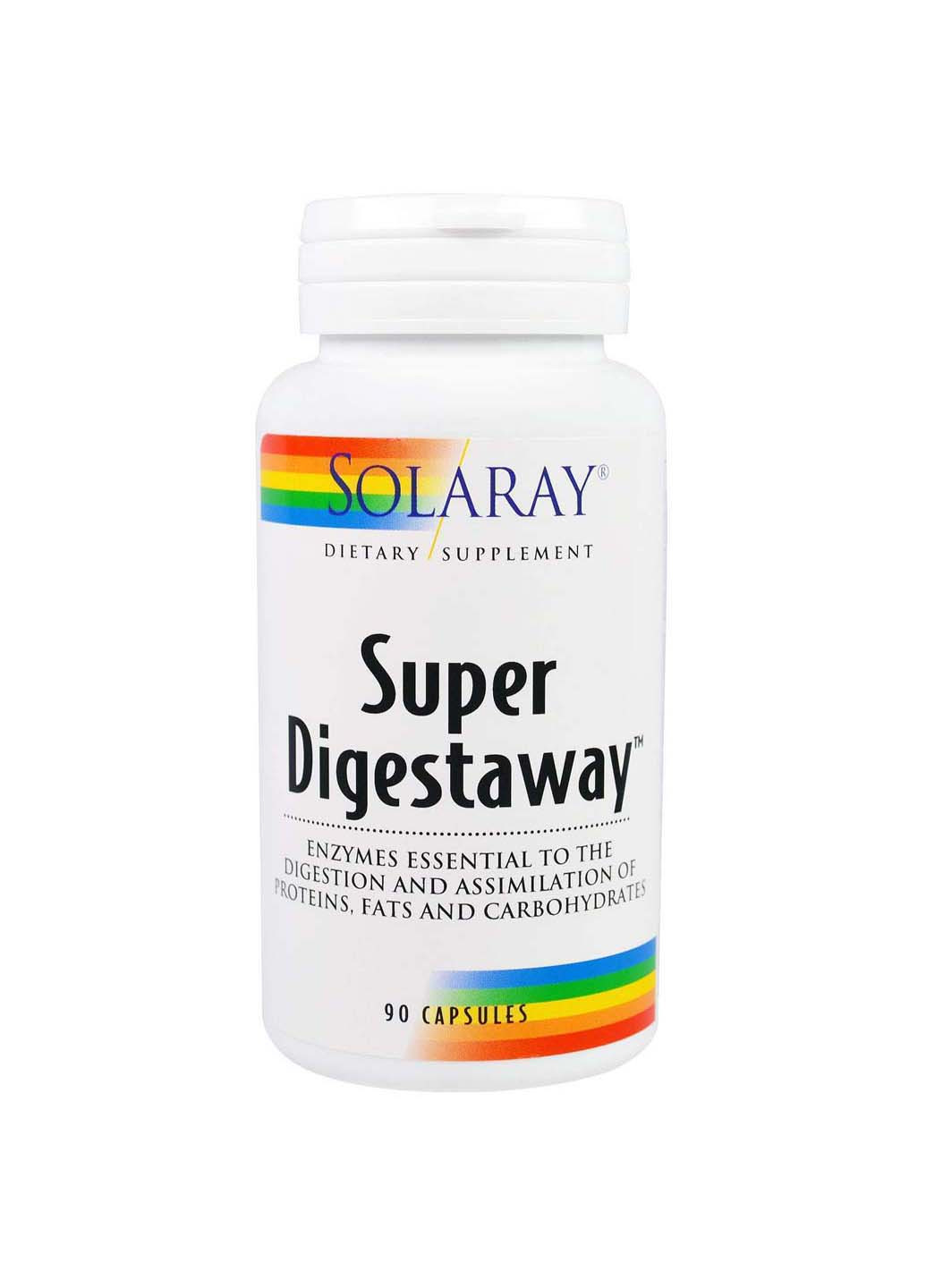 Супер ферменти для травлення Super Digestaway 90 капсул Solaray (256931833)