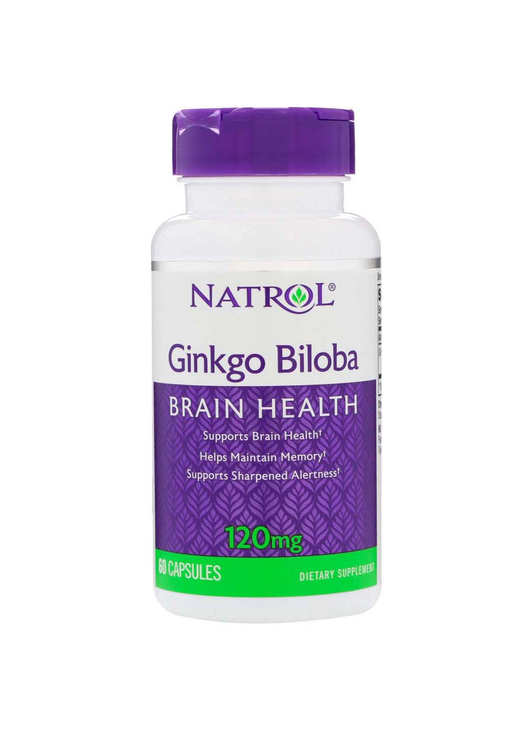 Гинкго билоба 120 мг 60 капсул Natrol (256931786)