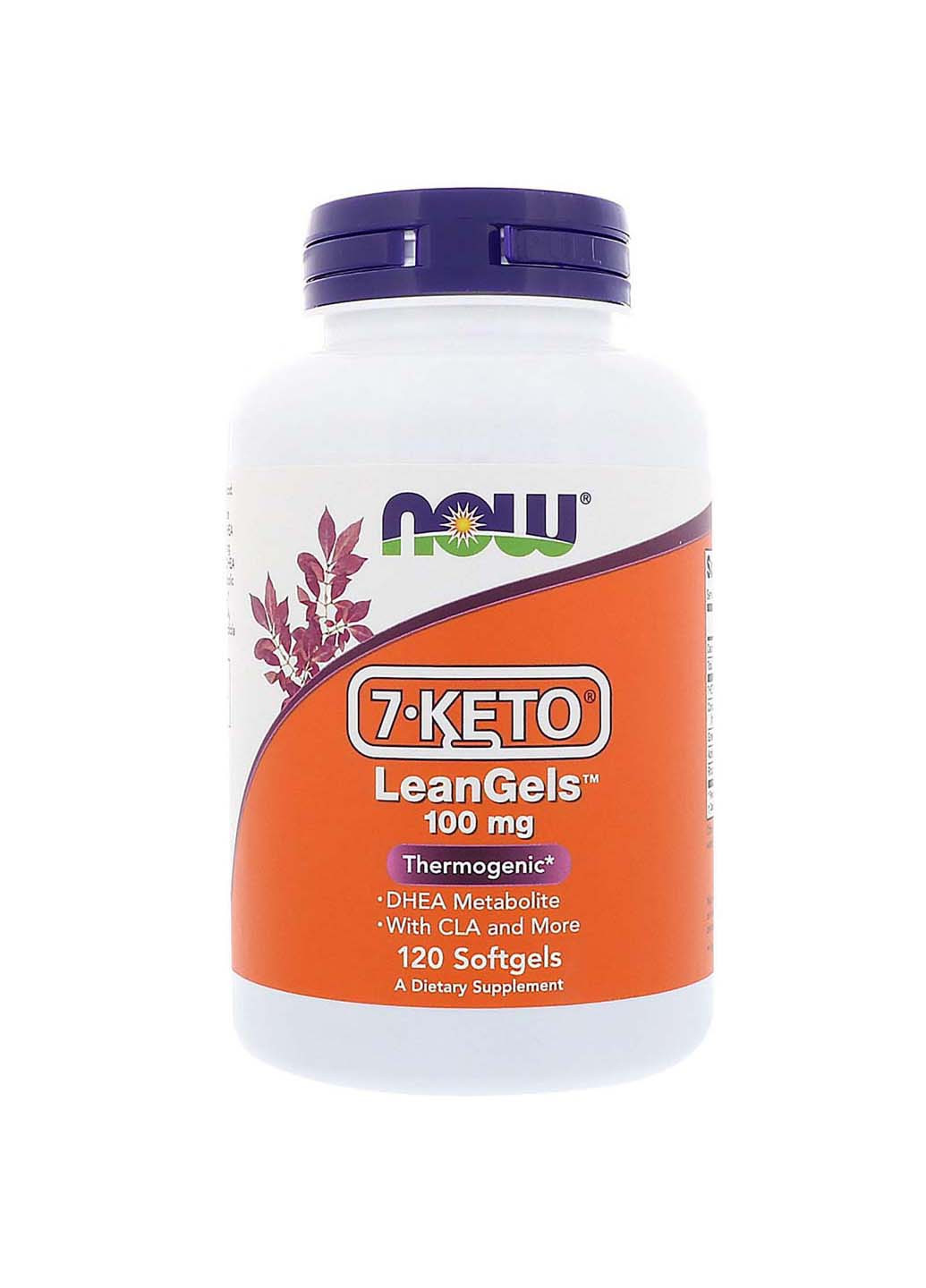 Дегидроэпиандростерон 7-Keto LeanGels 100 мг 120 гелевых капсул Now Foods (256931353)