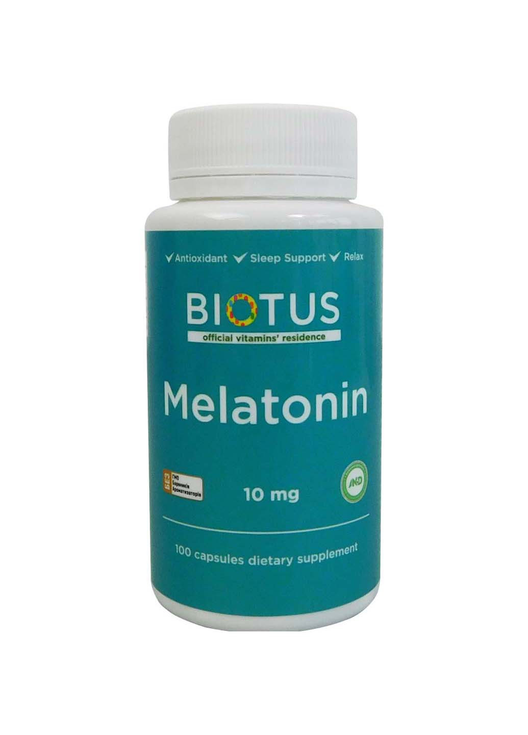 Мелатонін Melatonin 10 мг 100 капсул Biotus (256932092)