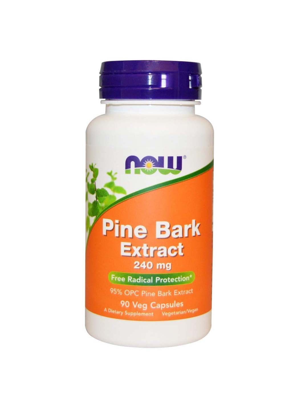 Экстракт сосновой коры Pine Bark 240 мг 90 вегетарианских капсул Now Foods (256932437)
