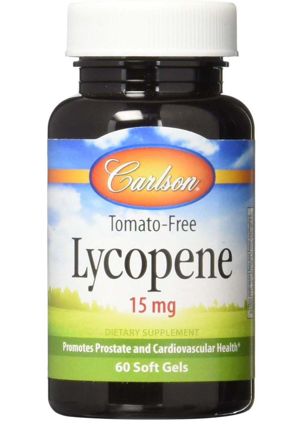 Ликопин Lycopene 15 мг 60 гелевых капсул Carlson Labs (256931827)