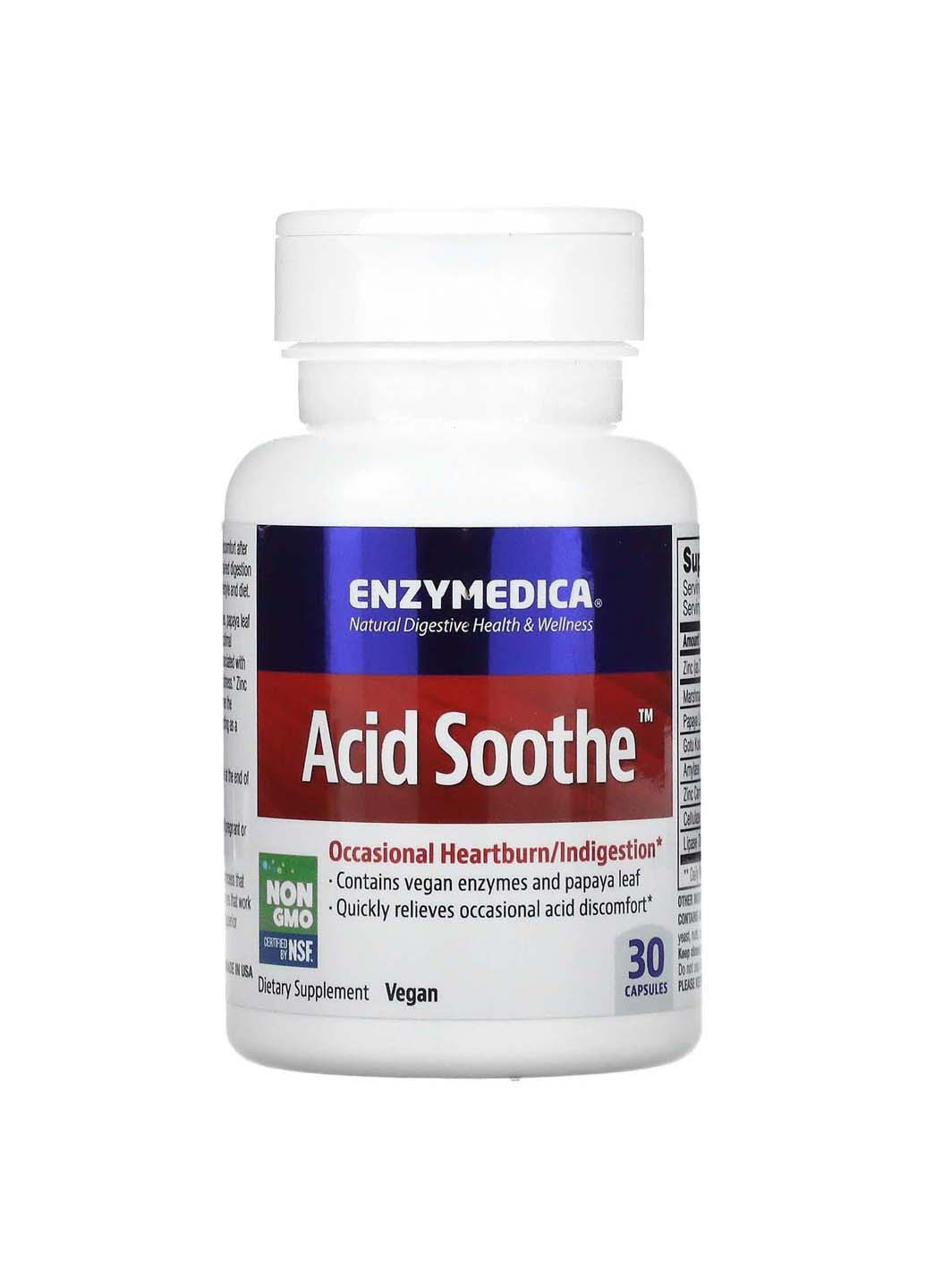 Ензими Acid Soothe 30 капсул Enzymedica (256931003)