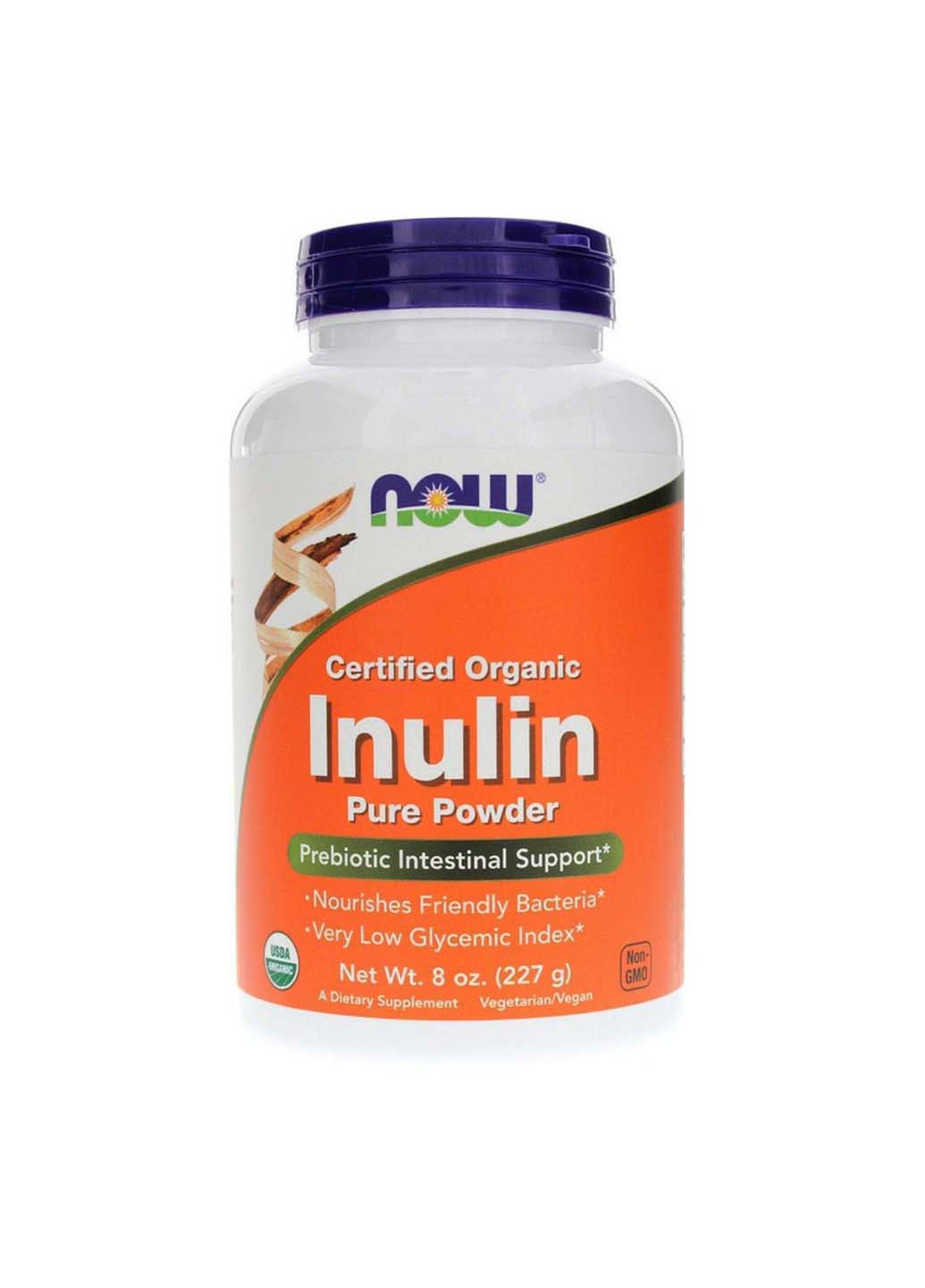 Инулин органический Inulin порошок 227 г Now Foods (256932351)