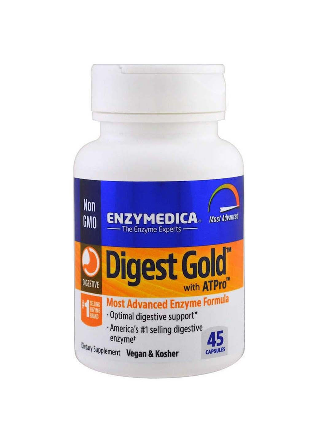 Травні ферменти Digest Gold 45 капсул Enzymedica (256931931)