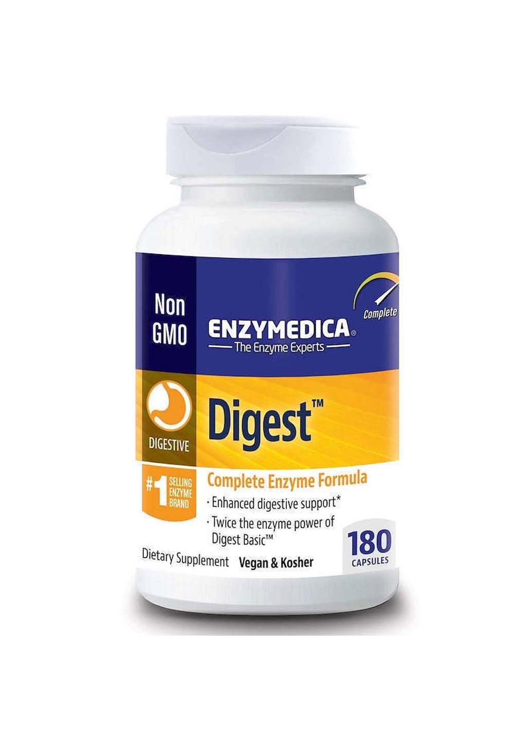 Пищеварительные ферменты Complete Enzyme Formula Digest 180 капсул Enzymedica (256930988)