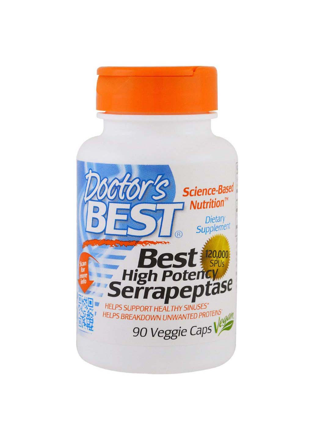 Серрапептаза 90 капсул Doctor's Best (256931458)