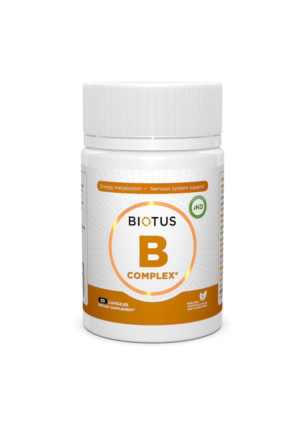 B-комплекс B-complex 50 капсул Biotus (256931148)