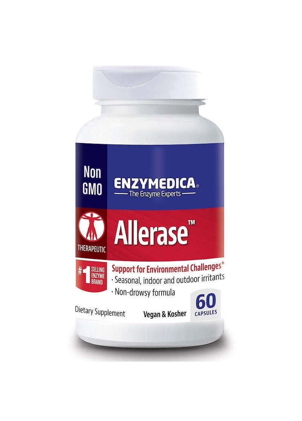 Комплекс от аллергии Allerase 60 капсул Enzymedica (256931926)