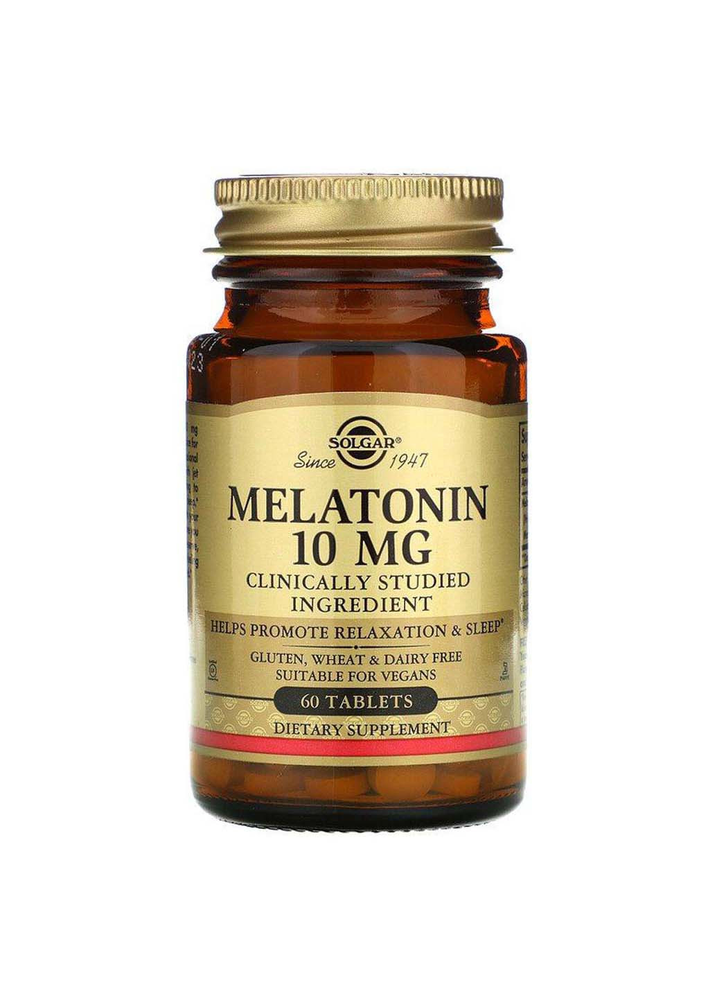 Мелатонин 10 мг 60 таблеток Solgar (256931222)