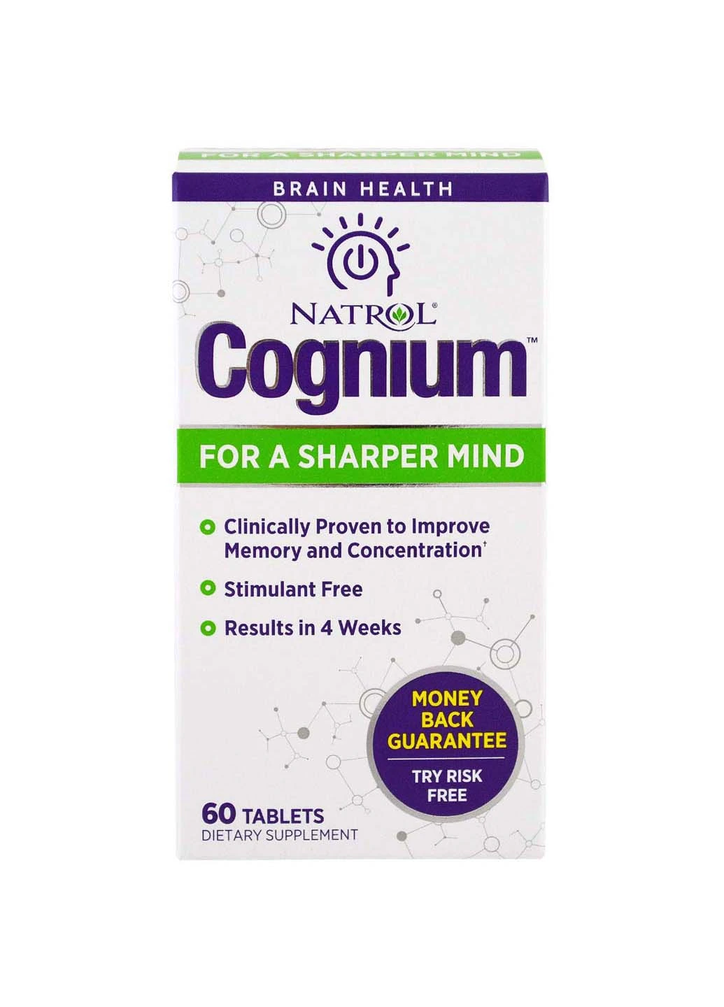 Когніум Cognium 60 таблеток Natrol (256931795)