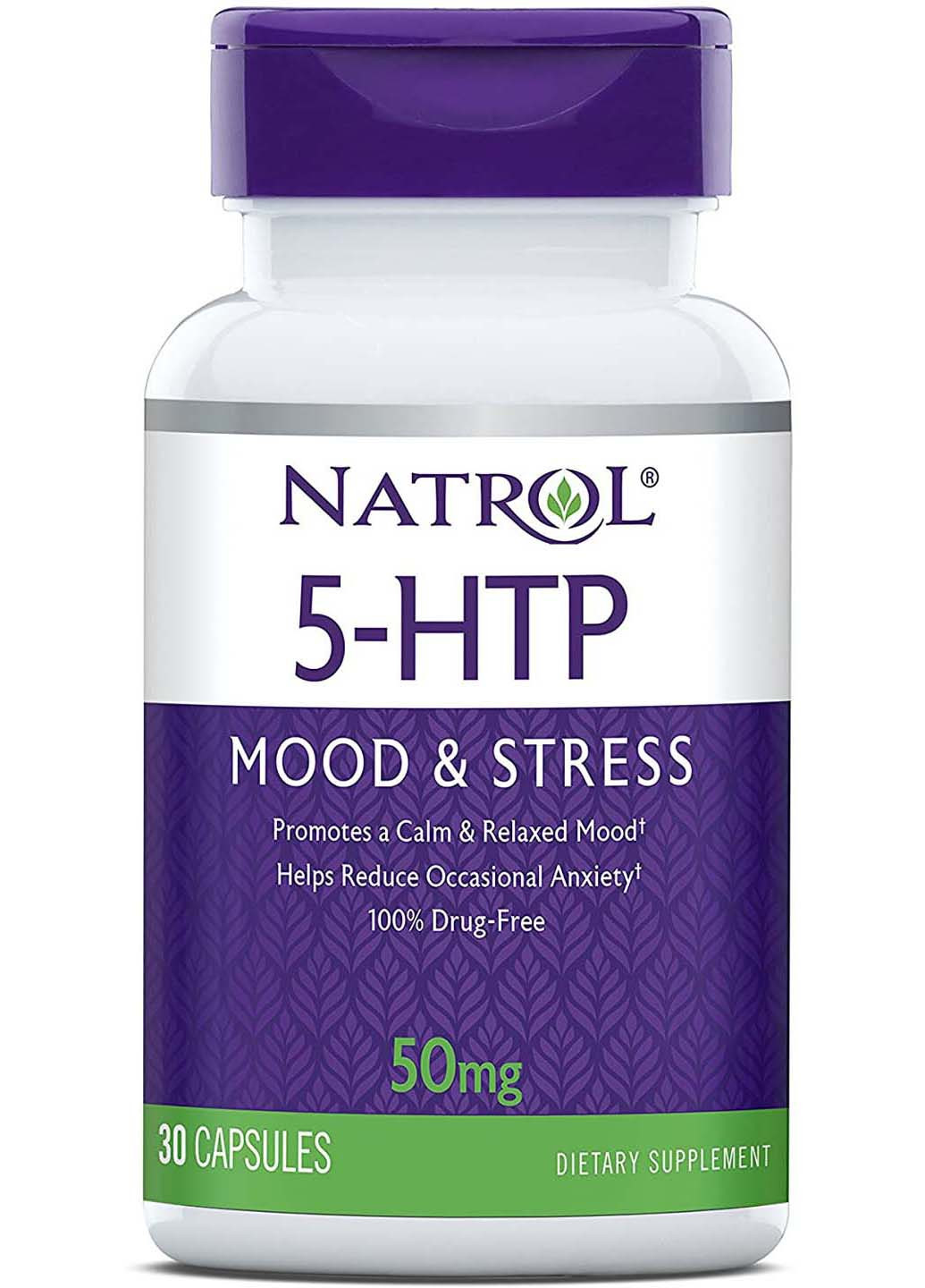 5-гідрокситриптофан 5-HTP 50 мг 30 капсул Natrol (256930889)