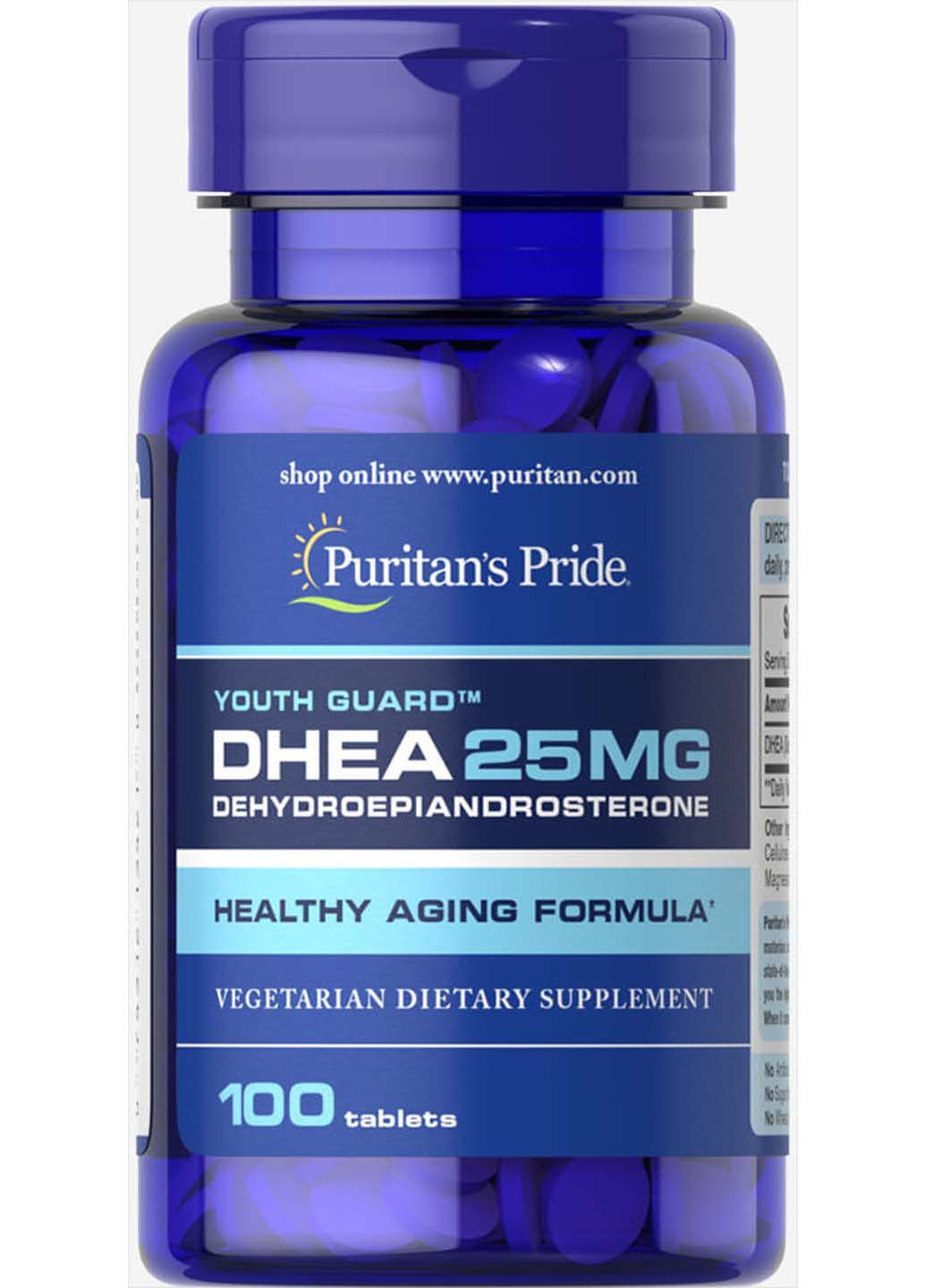 Дегідроепіандростерон 25 мг 100 таблеток Puritans Pride (256931037)