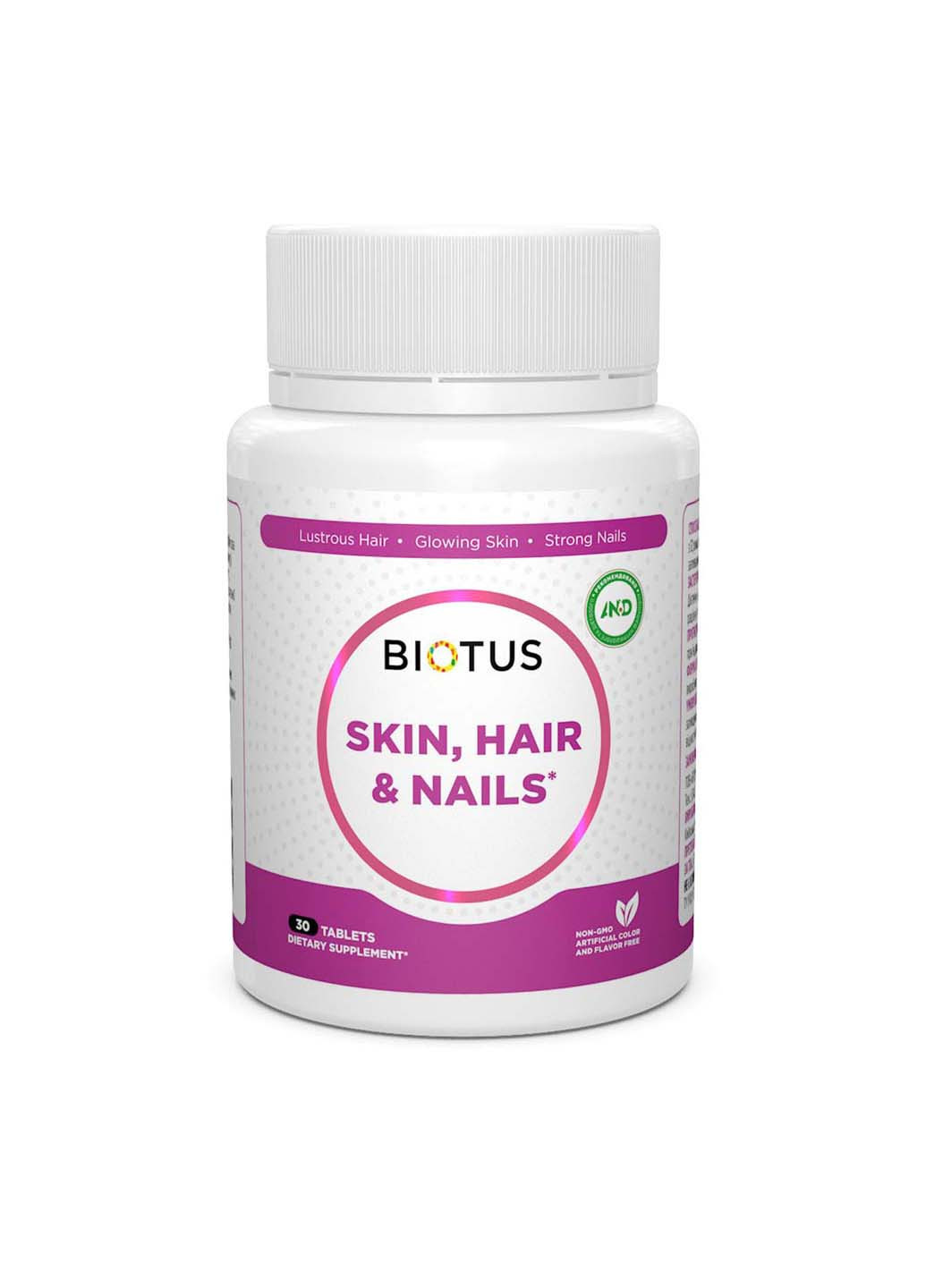 Волосся шкіра та нігті Hair Skin Nails 30 таблеток Biotus (256932106)