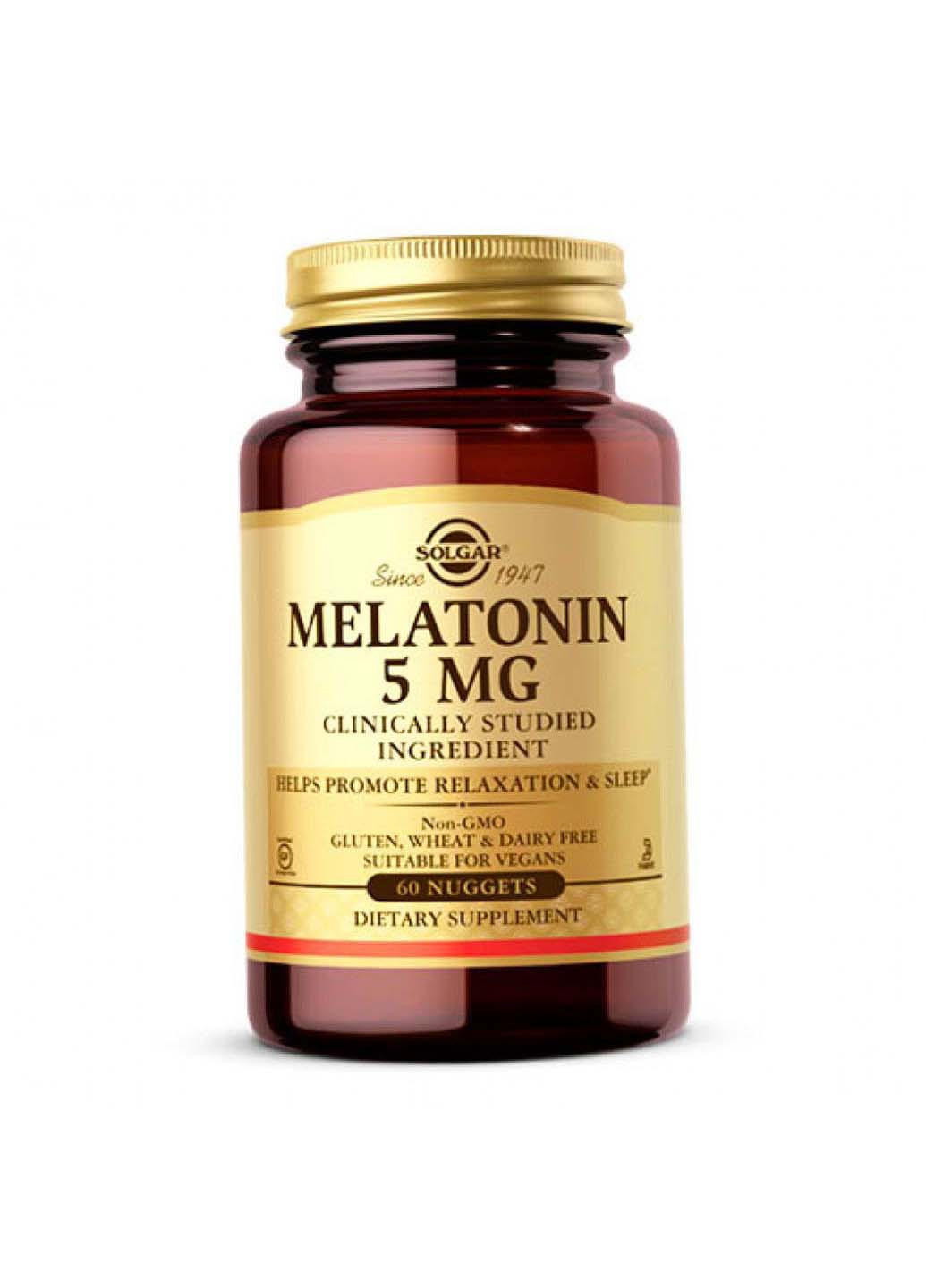 Мелатонин 5 мг 60 жевательных таблеток Solgar (256931269)