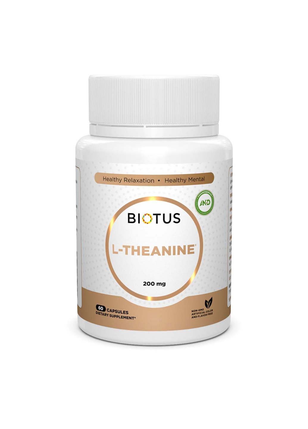 L-Theanine 200 мг 60 капсул Biotus (256931154)