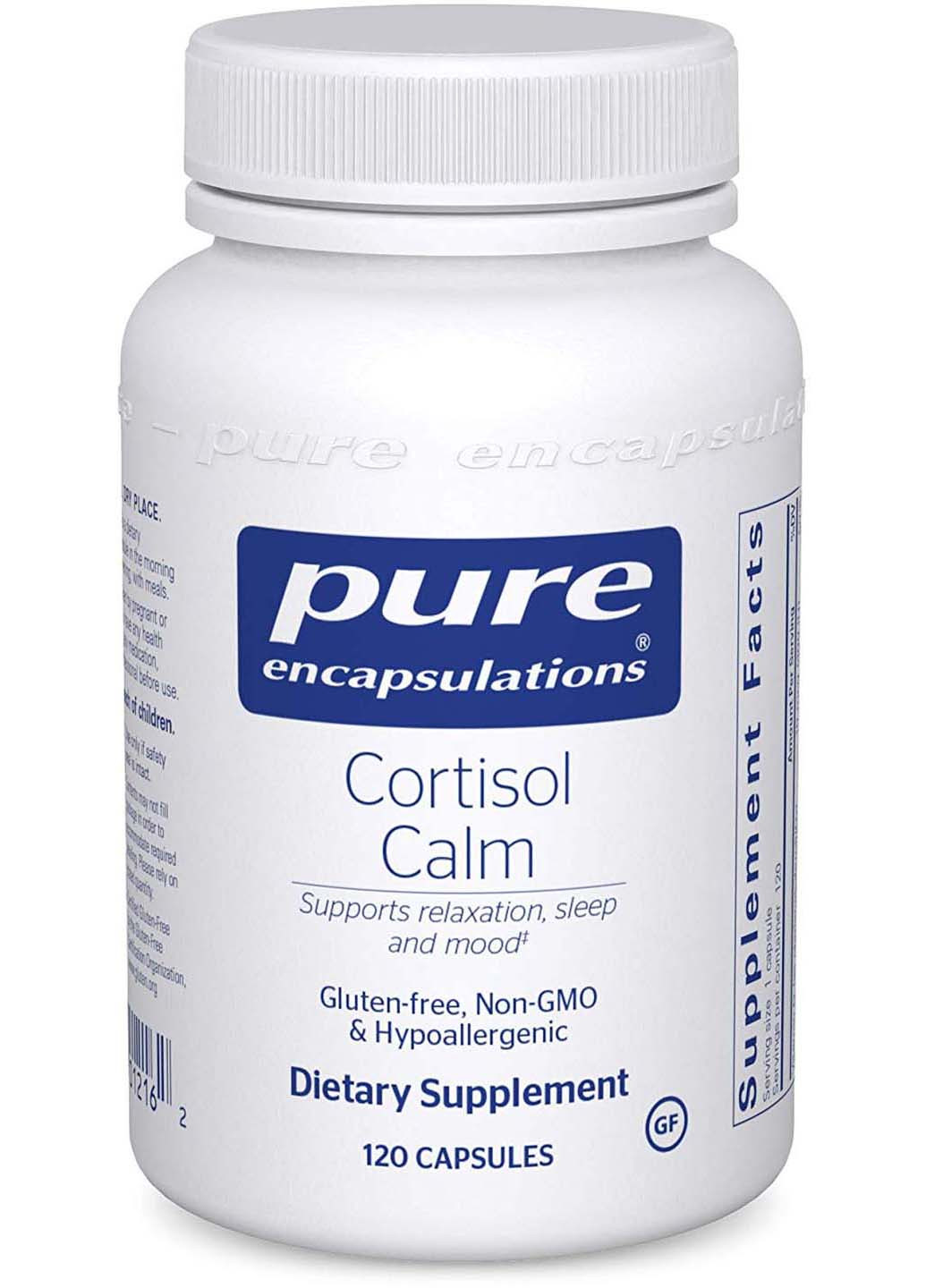 Кортизол для поддержания здорового уровня 120 капсул Pure Encapsulations (256932059)