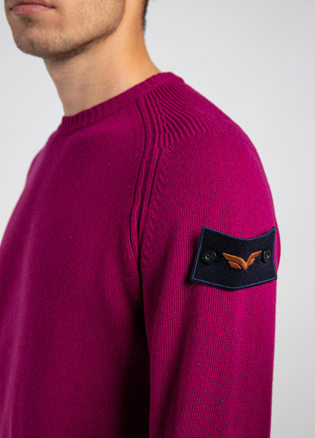 Бордовий зимовий светр Armata Di Mare