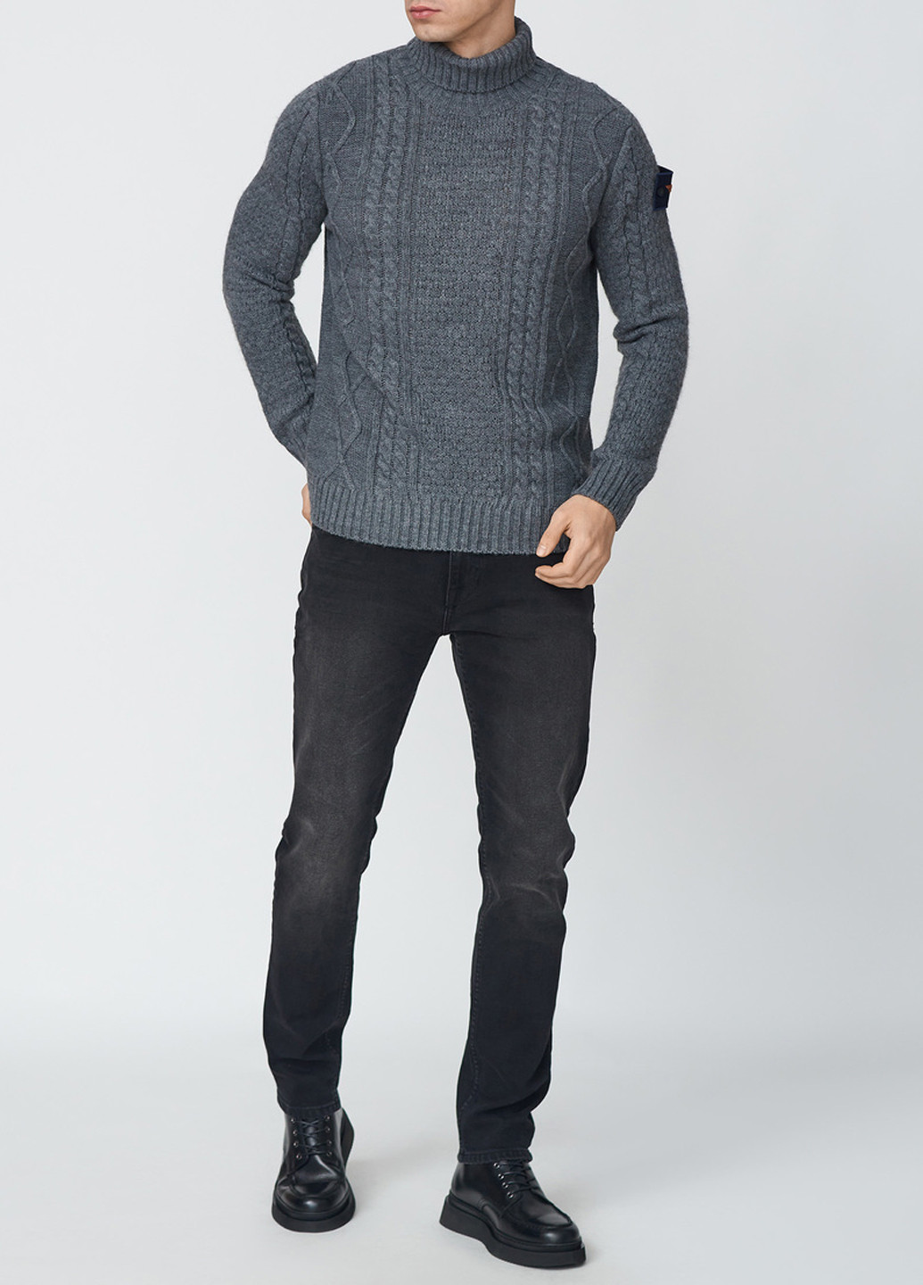 Серый зимний свитер Armata Di Mare