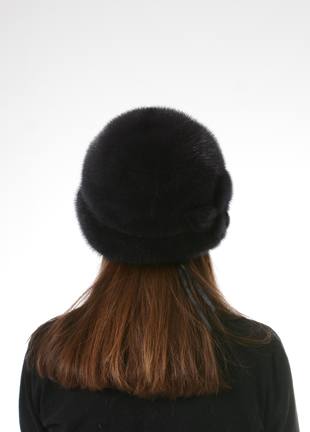 Женская теплая зимняя норковая шляпа Меховой Стиль роза (256943239)