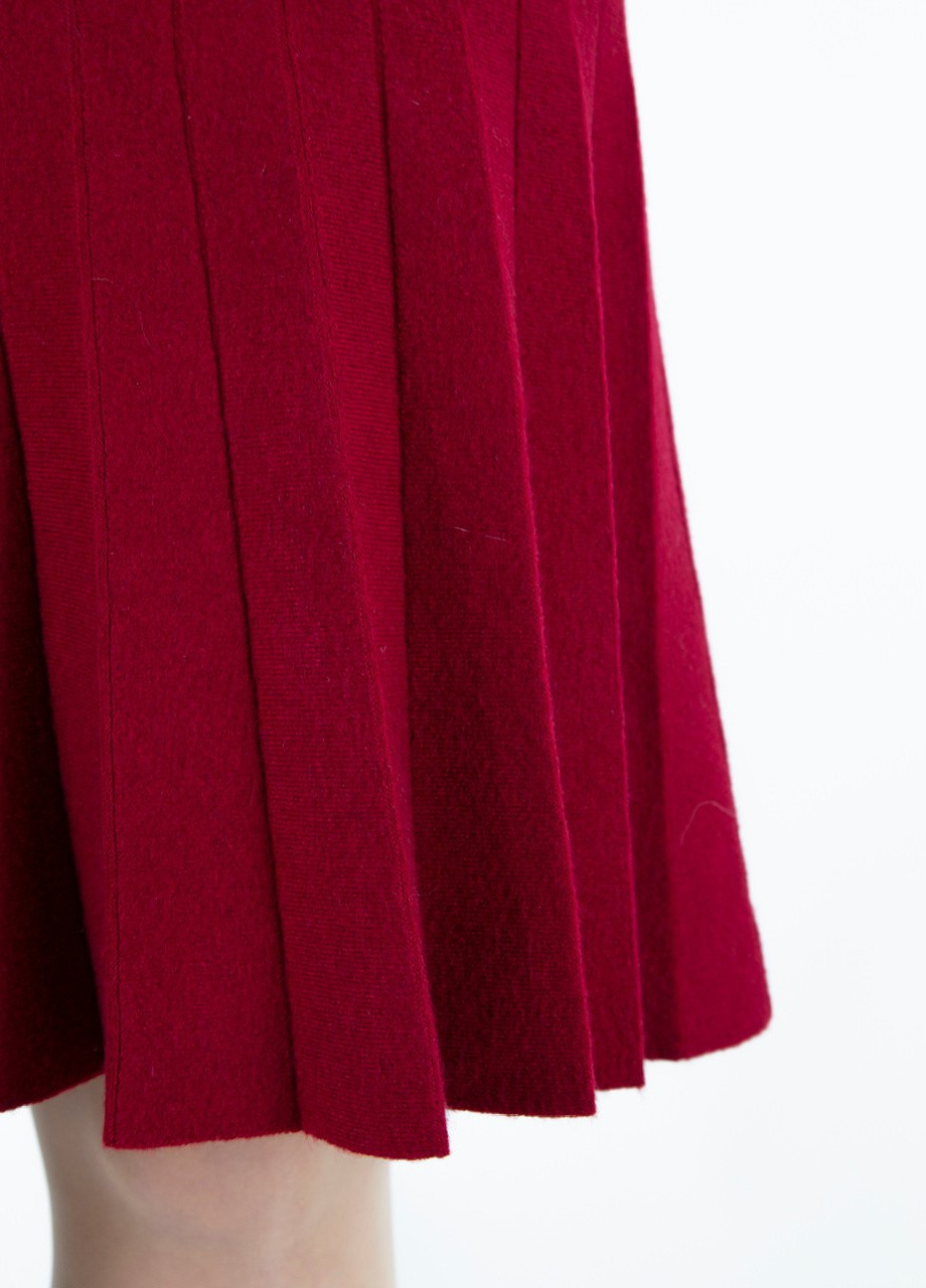 Красная кэжуал однотонная юбка JEANSclub колокол
