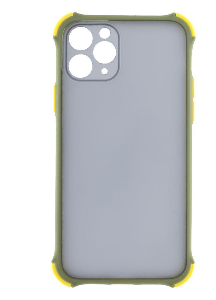 Силиконовый Чехол Накладка Avenger Armor Dark with Frame для iPhone 11 Pro Оливковый No Brand (256943291)