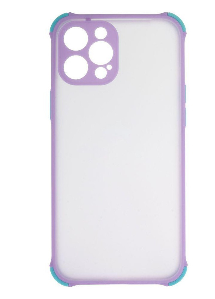 Силиконовый Чехол Накладка Avenger Armor with Frame для iPhone 12 Pro Max Фиолетовый No Brand (256943285)