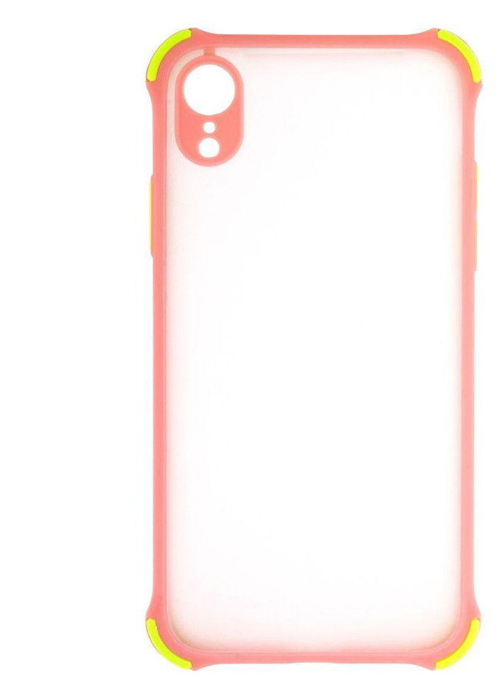 Силиконовый Чехол Накладка Avenger Armor with Frame для iPhone Xr Розовый No Brand (256943276)