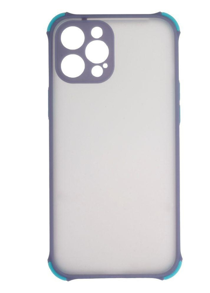 Силиконовый Чехол Накладка Avenger Armor with Frame для iPhone 12 Pro Max Серый No Brand (256943247)