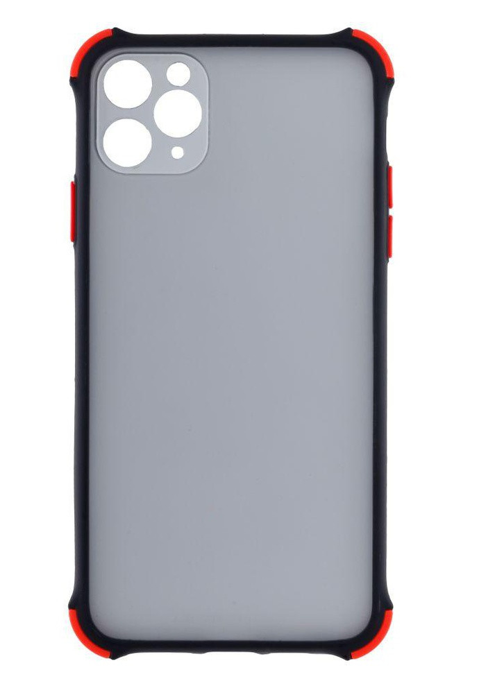 Силиконовый Чехол Накладка Avenger Armor Dark with Frame для iPhone 11 Pro Max Черный No Brand (256943242)