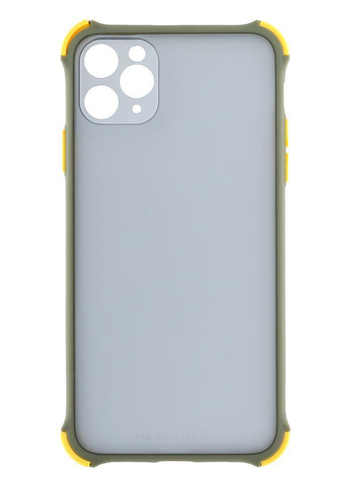Силиконовый Чехол Накладка Avenger Armor Dark with Frame для iPhone 11 Pro Max Оливковый No Brand (256943286)