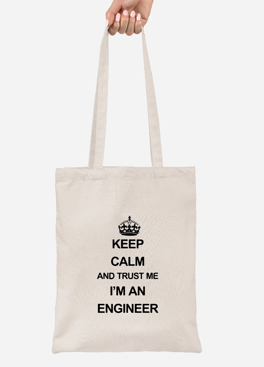 Еко-сумка шоппер Keep Calm (92102-2008-BG) бежева MobiPrint Lite (256923123)