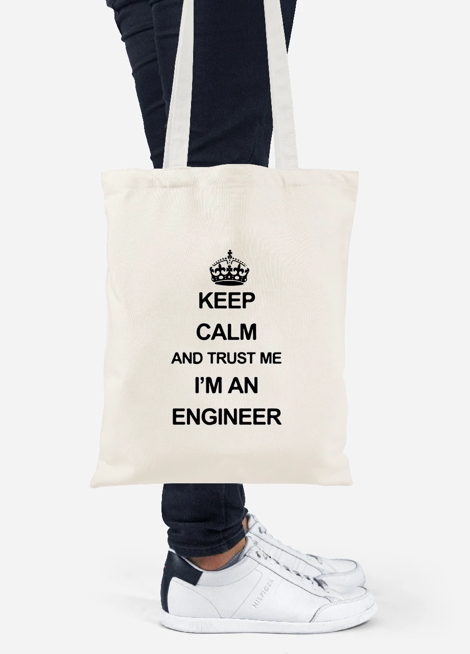 Еко-сумка шоппер Keep Calm (92102-2008-BG) бежева MobiPrint Lite (256923123)