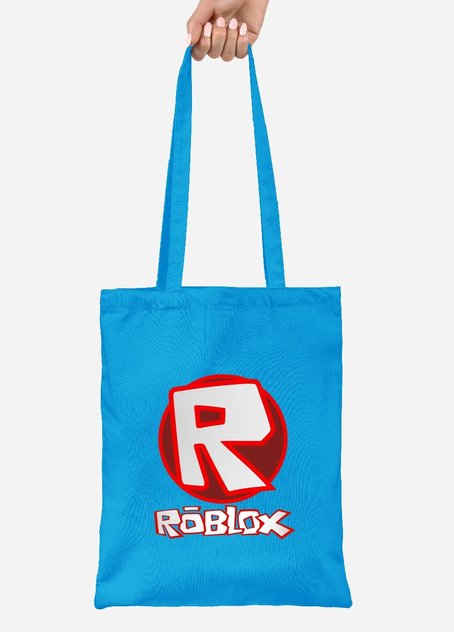 Эко сумка шопер Roblox (92102-1708-BL) синяя MobiPrint Lite (256921566)