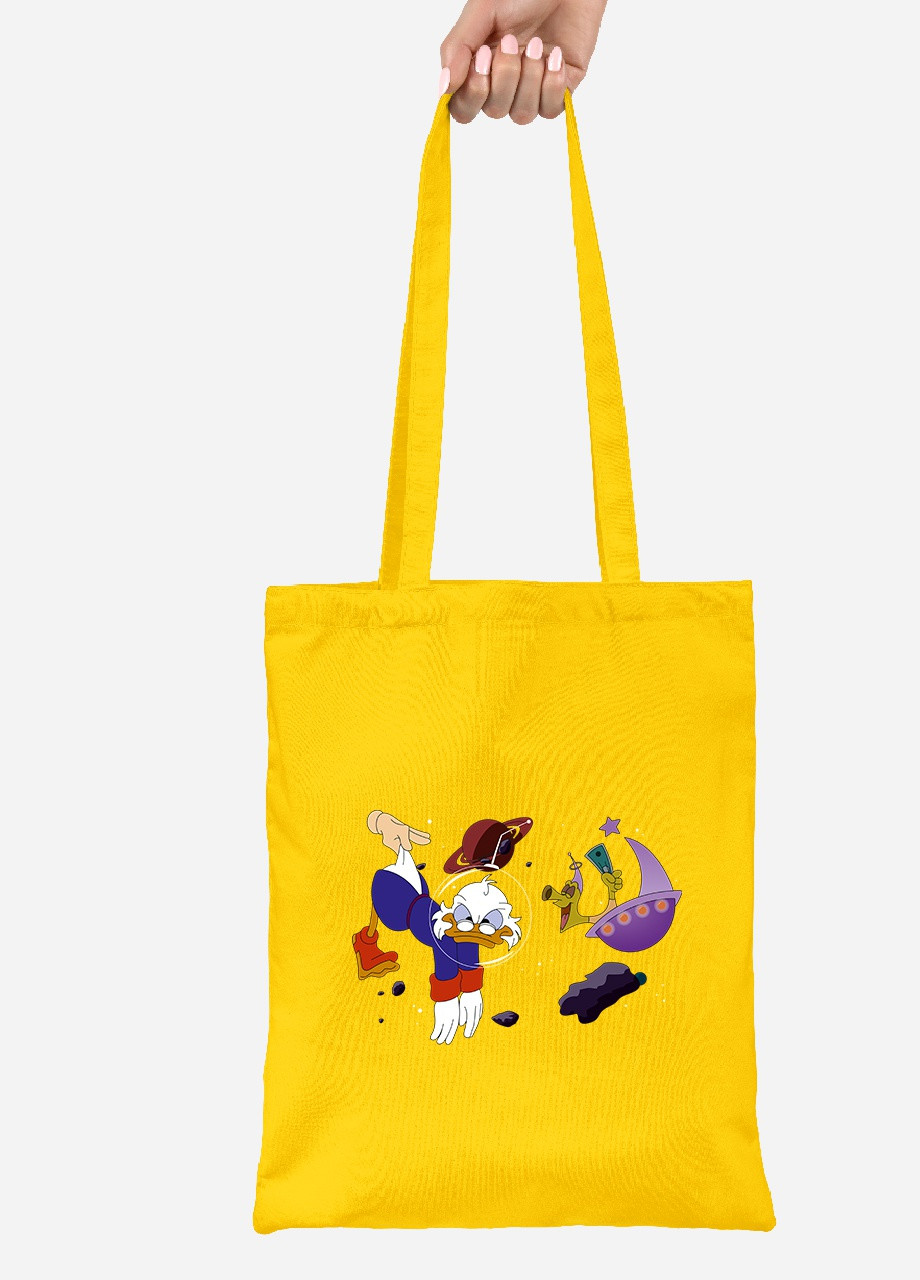 Эко сумка шопер Скрудж МакДак (92102-2025-SY) желтая MobiPrint Lite (256920424)