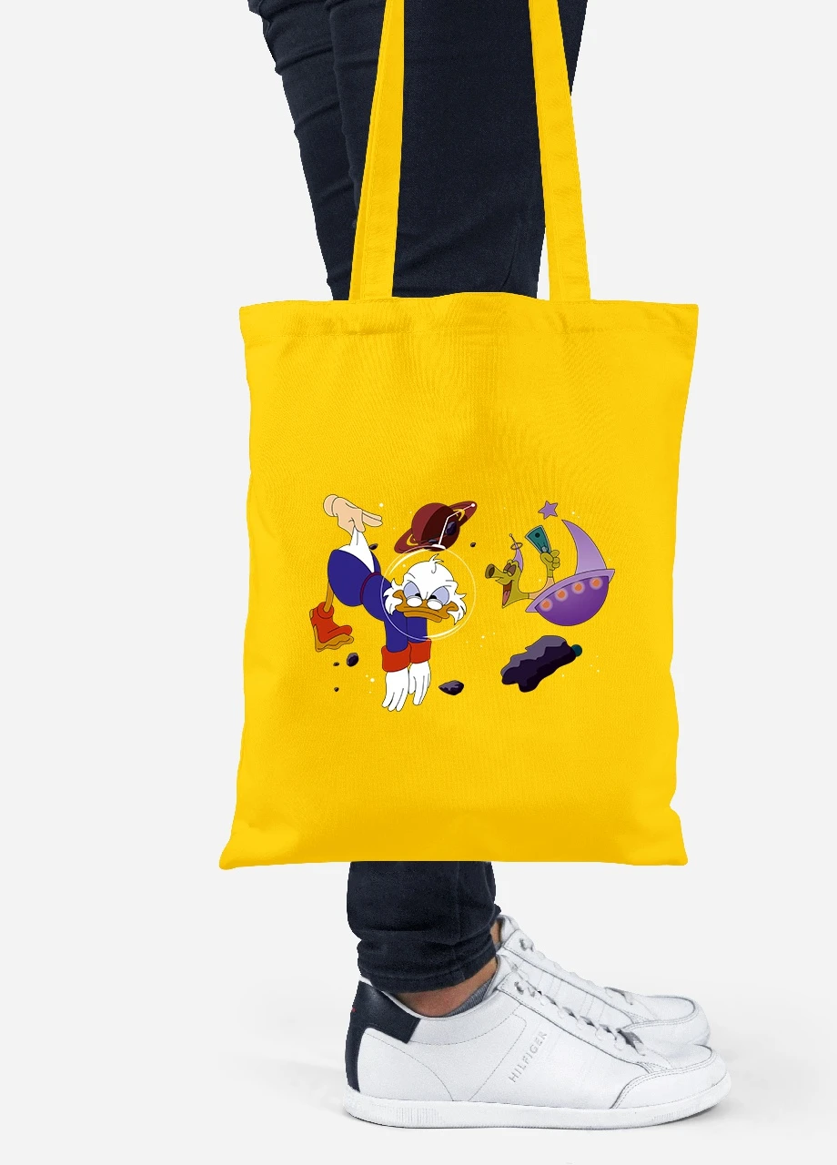 Эко сумка шопер Скрудж МакДак (92102-2025-SY) желтая MobiPrint Lite (256920424)