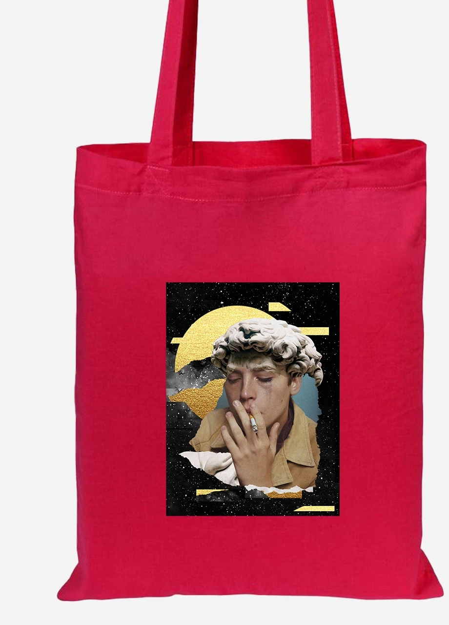 Эко сумка шопер Ривердэйл Джагхед Джонс (Riverdale) (92102-1591-RD) красная MobiPrint Lite (256923594)