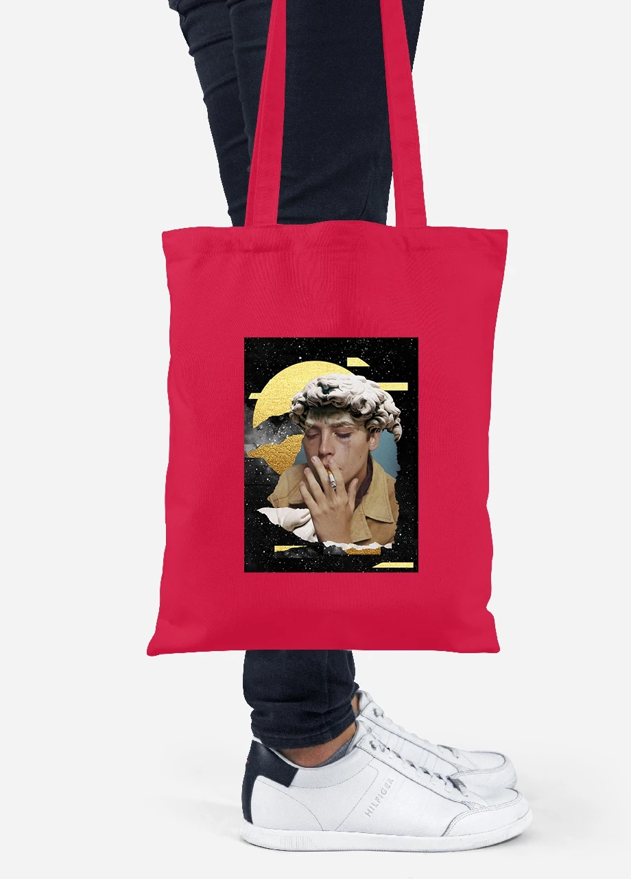 Эко сумка шопер Ривердэйл Джагхед Джонс (Riverdale) (92102-1591-RD) красная MobiPrint Lite (256923594)