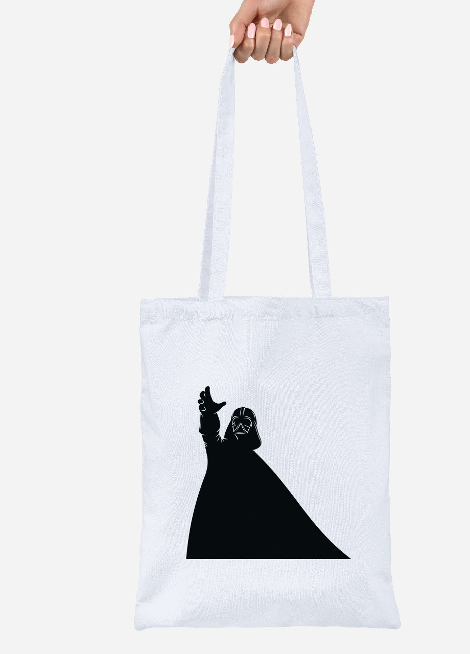 Эко сумка шопер Дарт Вейдер Звездные Войны (92102-2045) белая MobiPrint Lite (256924507)