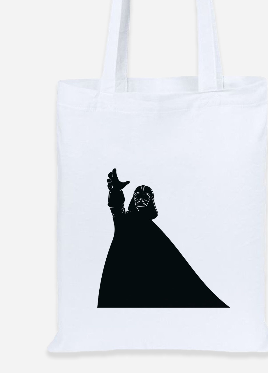 Эко сумка шопер Дарт Вейдер Звездные Войны (92102-2045) белая MobiPrint Lite (256924507)