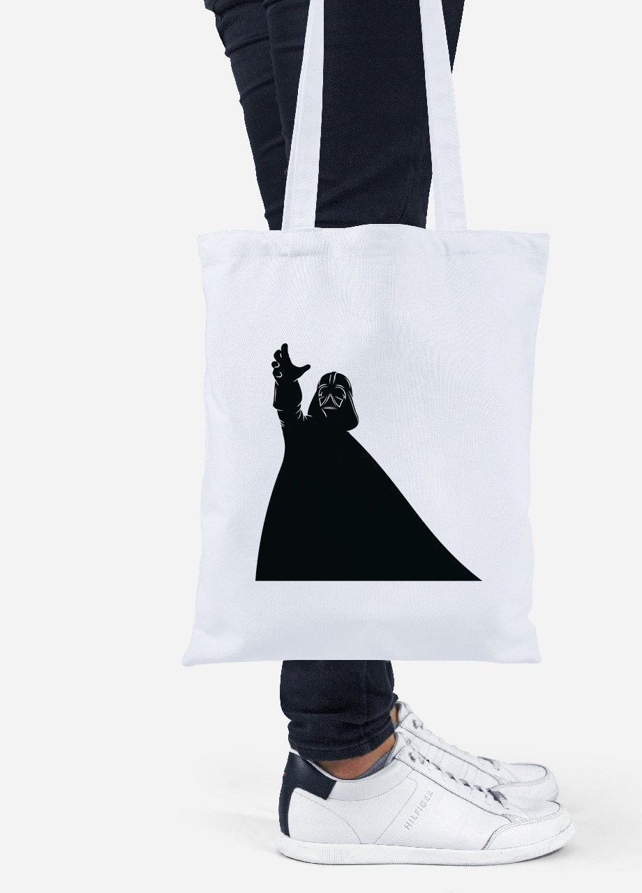 Эко сумка шопер Дарт Вейдер Звездные Войны (92102-2045) белая MobiPrint Lite (256924507)