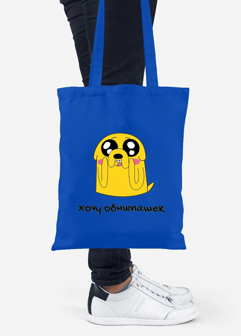 Эко сумка шопер Джейк пес ( jake the dog) (92102-1577-SK) голубая MobiPrint Lite (256920230)