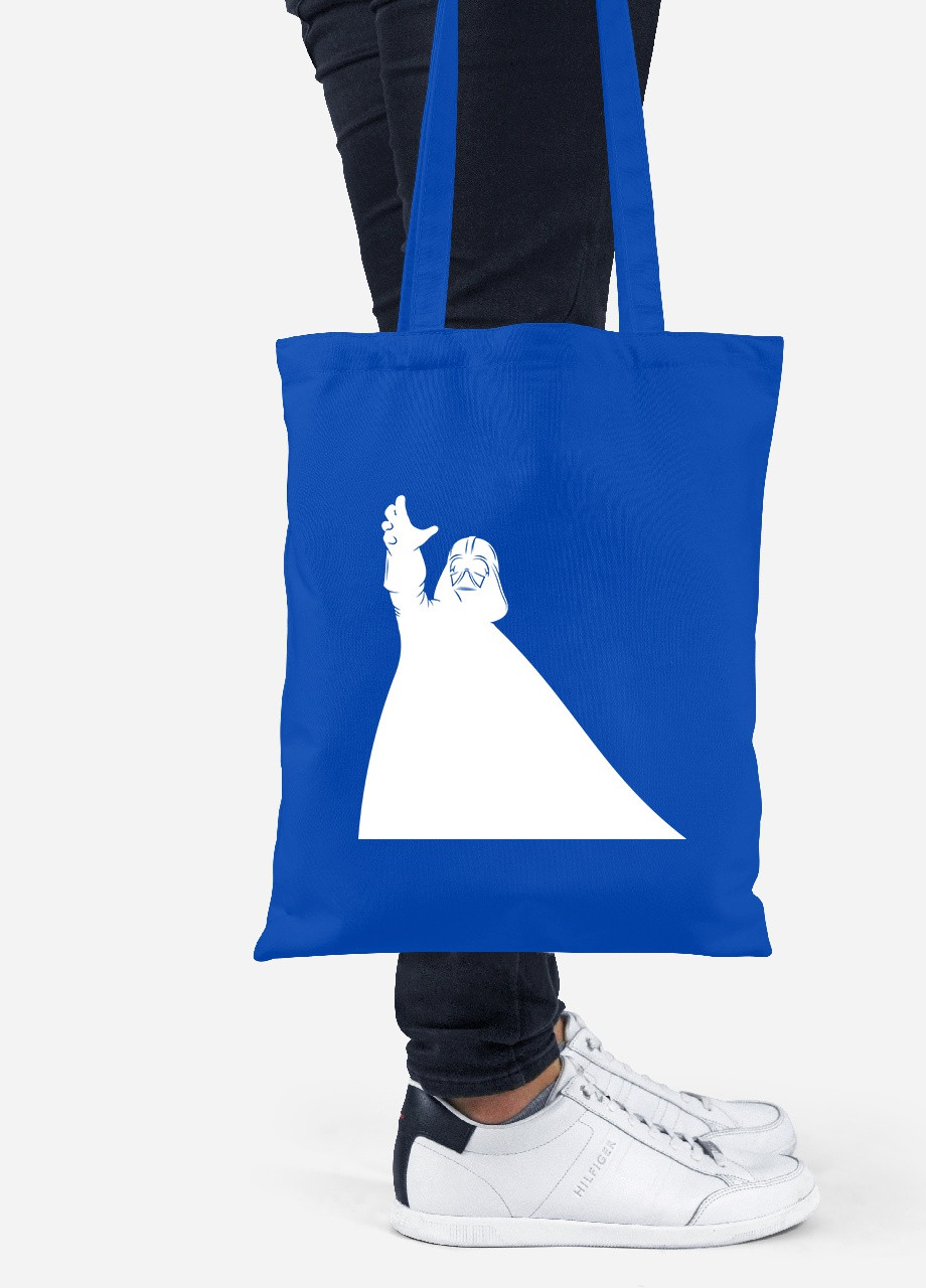 Эко сумка шопер Дарт Вейдер Звездные Войны (92102-2045-SK) голубая MobiPrint Lite (256924114)